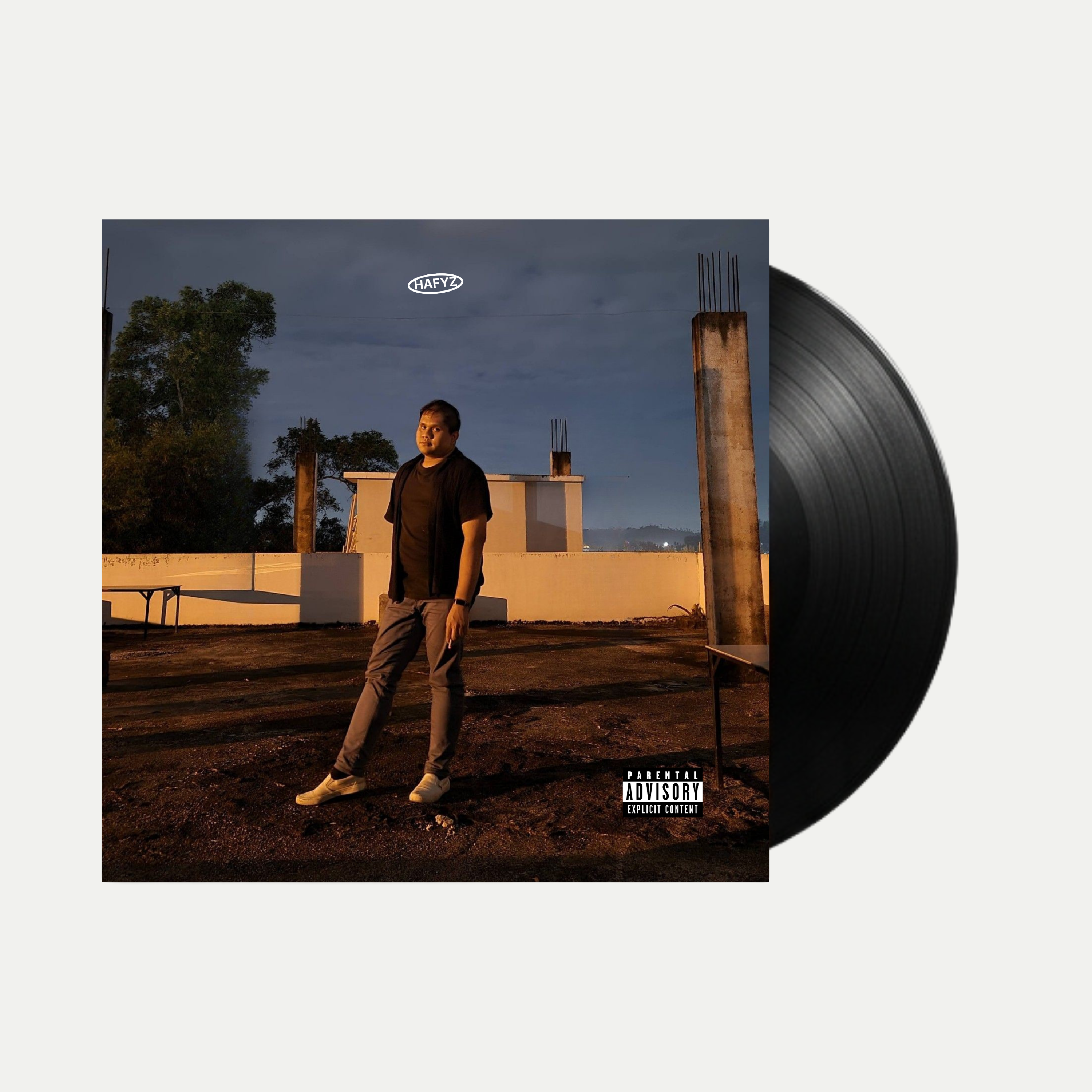 xoxo, i'm done (After Hours) Just Black vinyl mockup